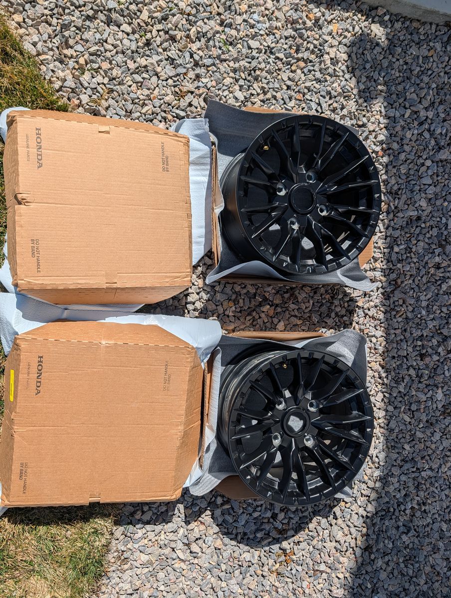 2024 Honda Talon rear stock rims