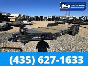 7x20 Diamond C HDT 208 Tilt Trailer - 18K GVWR - 18 Ply Tire Upgrade