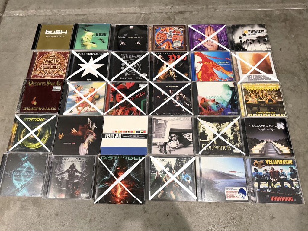 Metal, punk Rock Cds