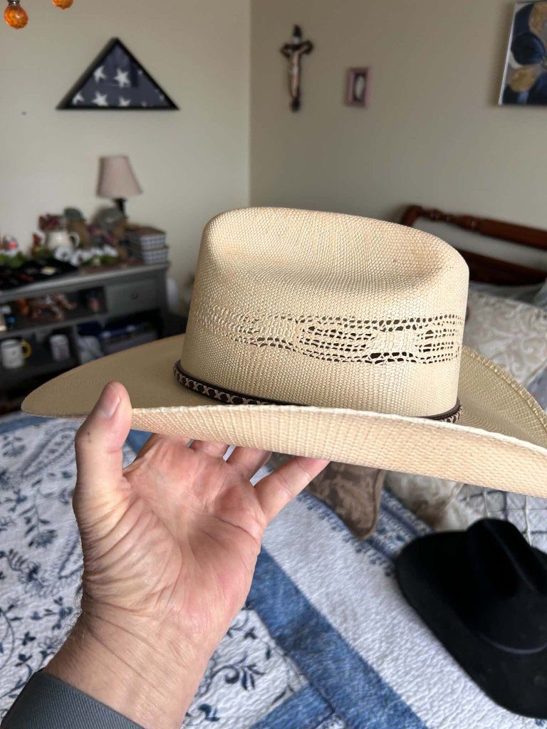 Stetson straw hat