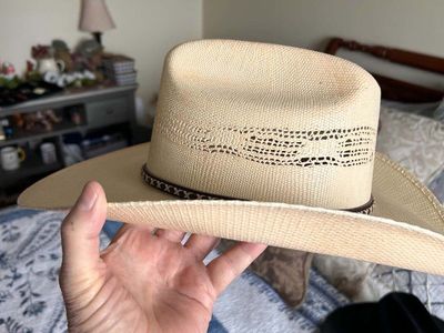 Stetson straw hat