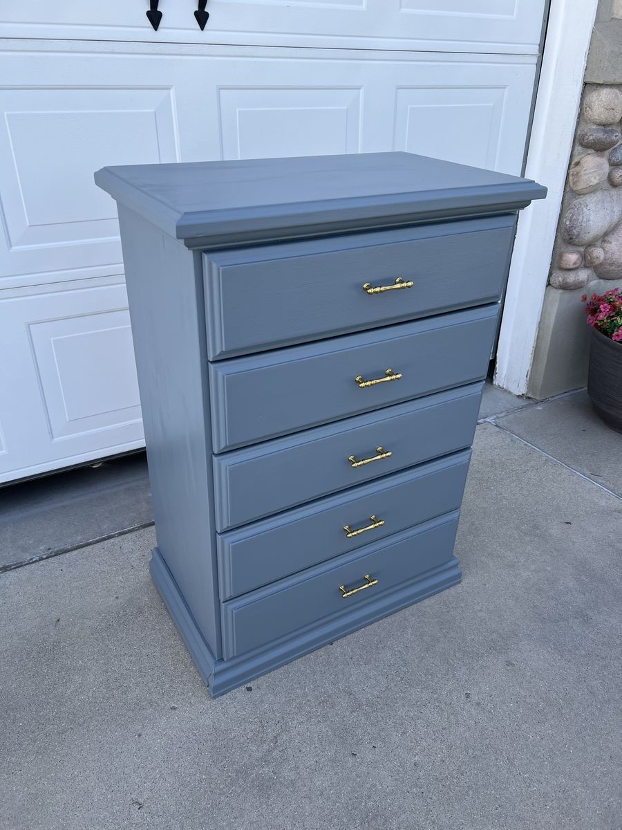 Beautiful Blue-Gray Dresser