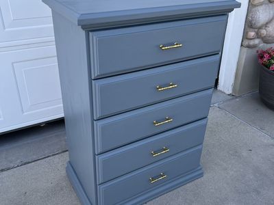 Beautiful Blue-Gray Dresser