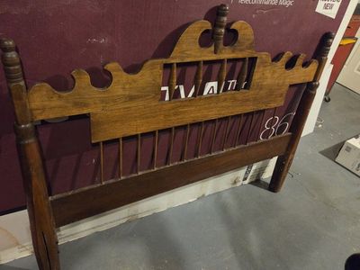 Vintage Wood handmade headboard for a full bed