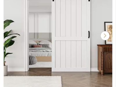 Brand new! 42'' x 84'' Sliding Barn Door with hardware kit