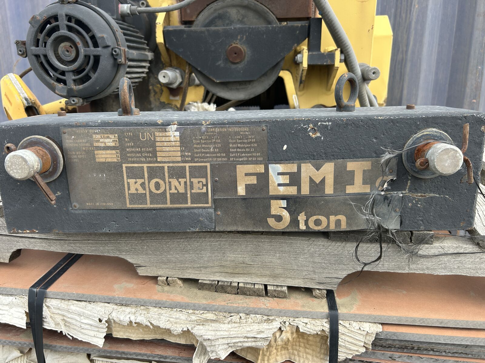 Kone 5 Ton Overhead Shop Crane