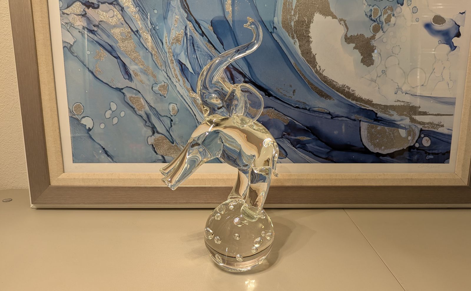 vintage murano glass sculpture by master glassmaker licio zanetti  1960