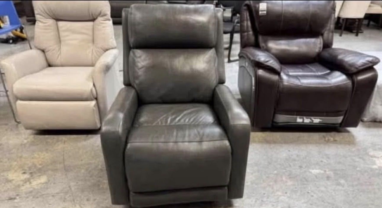 Chair Leather Recliner full electric