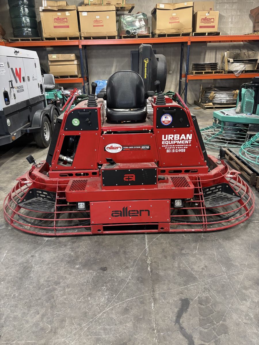 10 ft ride on trowel for rent