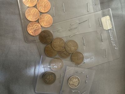 2025 Pennie’s, wheat Pennie’s, Indian head, 1940 dime