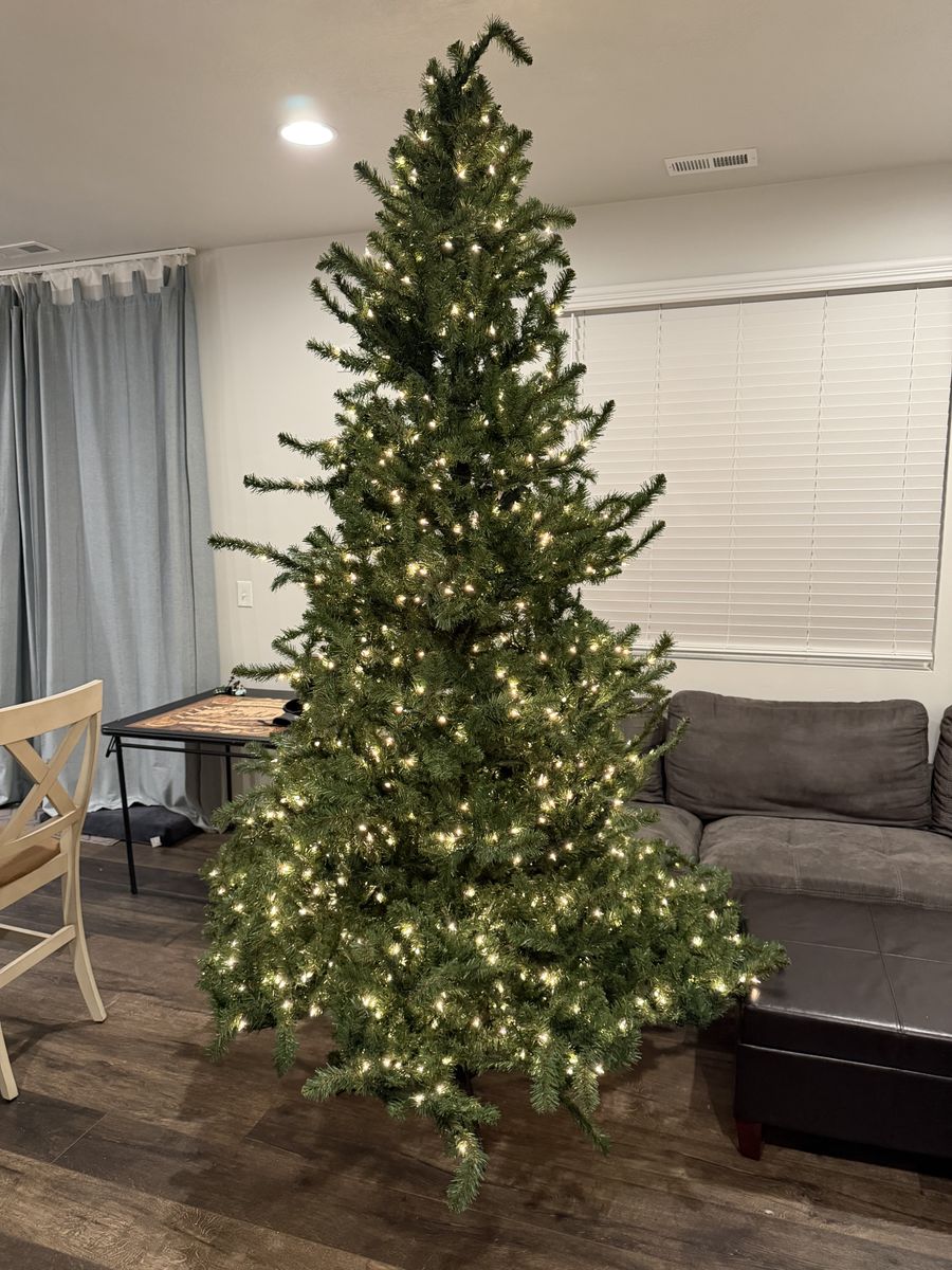 9ft Christmas Tree with Lights