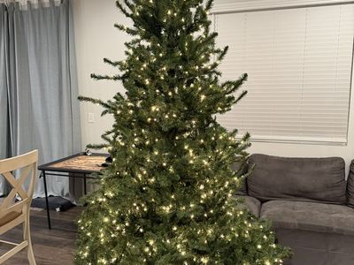 9ft Christmas Tree with Lights