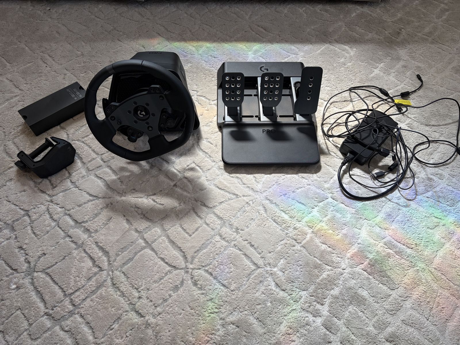 Logitech Pro Racing wheel and Pedals  for Pc and Ps5