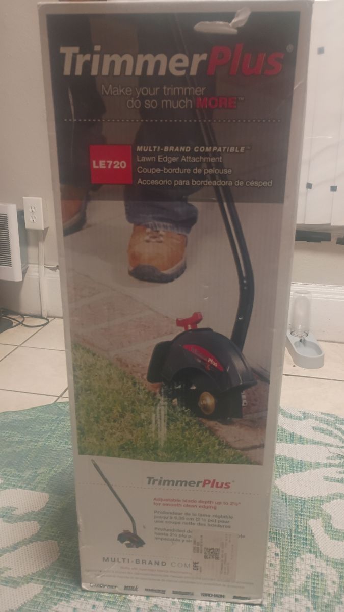 New TrimmerPlus LE720 Lawn Edger Attachment - Multi-Brand Compatible