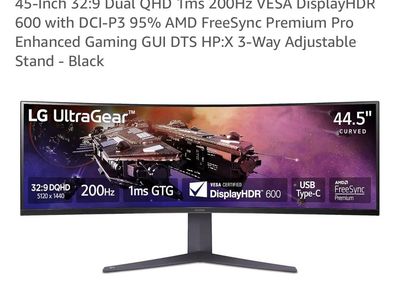 LG UltraGear 45” Curved Gaming Monitor – Like New