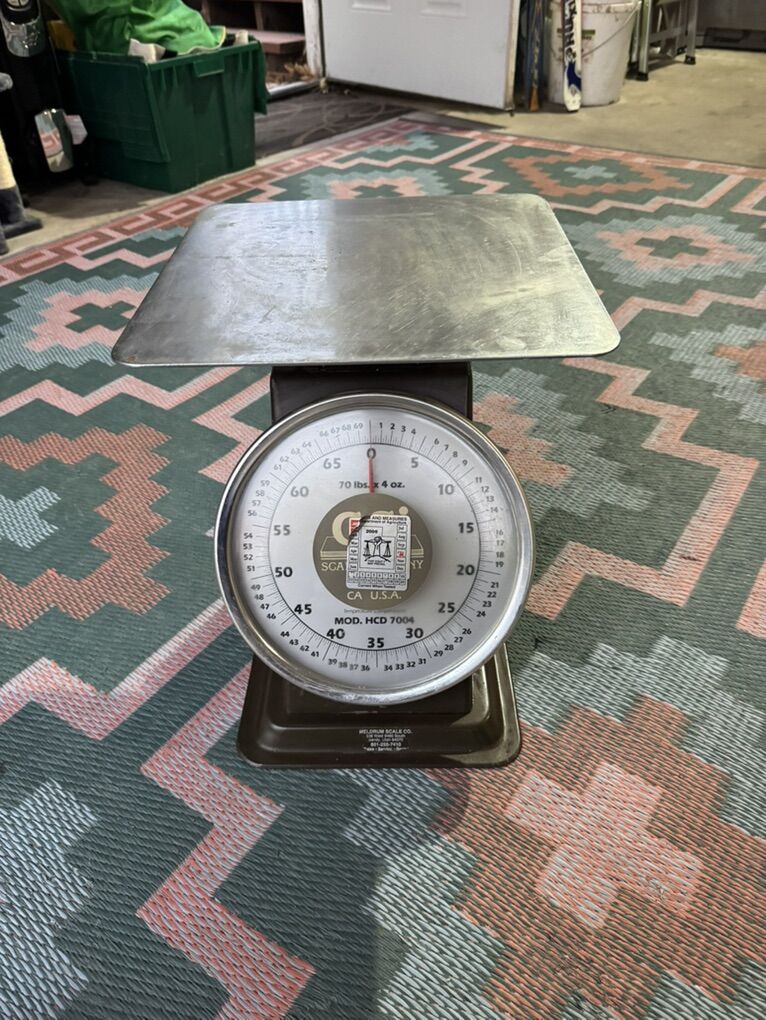 Vintage! Pelouze/CCI Model HCD 7004 Mech Scale