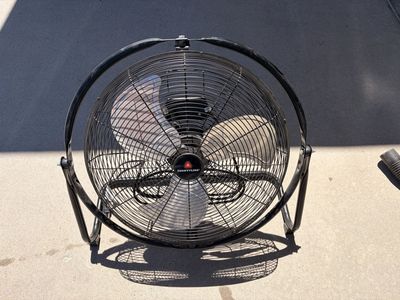 COUNTYLINE 24" High-Velocity Drum Fan, Industrial Floor Fan with Speed Regulator