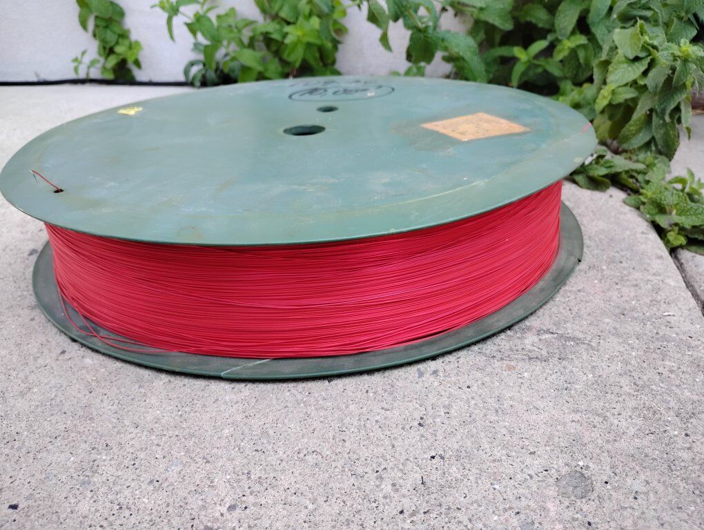 Red Super Fine Wire Roll #26 AWG Solid 5 Mil Nom Wall 10,000ft
