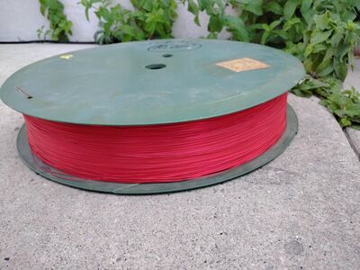 Red Super Fine Wire Roll #26 AWG Solid 5 Mil Nom Wall 10,000ft