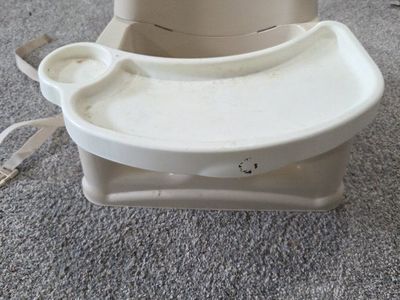 Safety 1st Beige Booster Seat for Baby/Toddler with Removable Tray & Straps (2 total and $5 each)