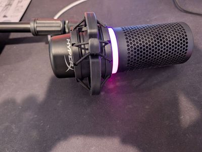 Hyper X DuoCast RGB USB Condenser Microphone Gaming Streaming Podcasting Etc