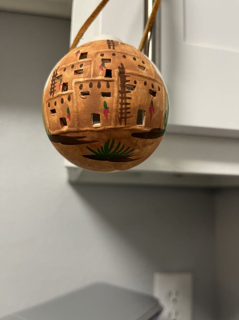 Hand Painted Pueblo Ornament
