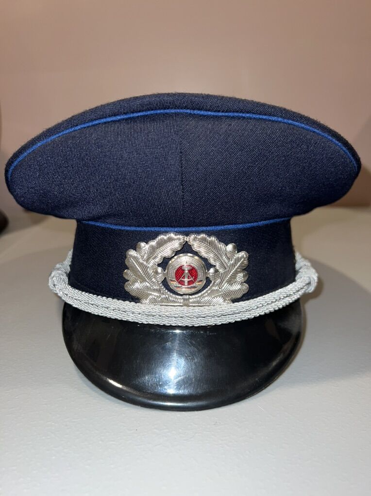 East German NVA Dress Officer Visor Cap - Cold War