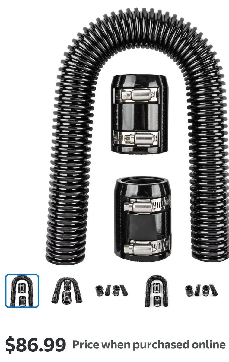 18" Stainless Steel Radiator Hose Kit,