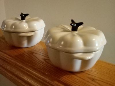 Le creuset pumpkins