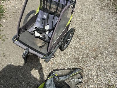 Allen 2 kid running stroller bike trailer cover