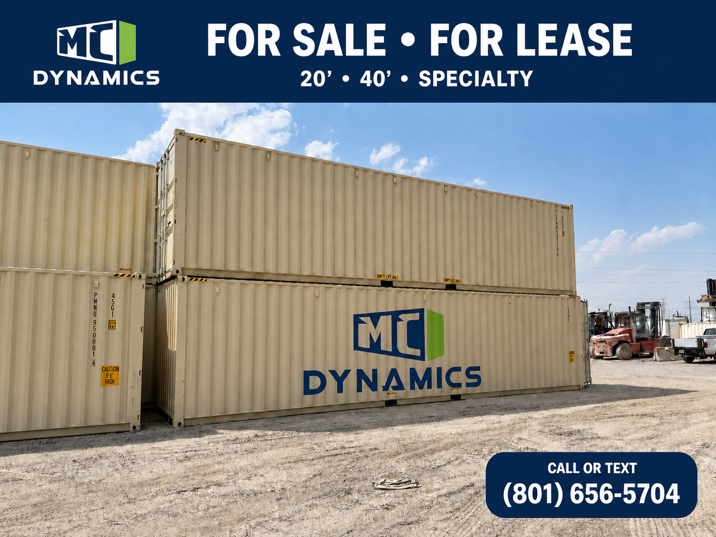 40' One Trip High Cube Container | Buy or Lease
