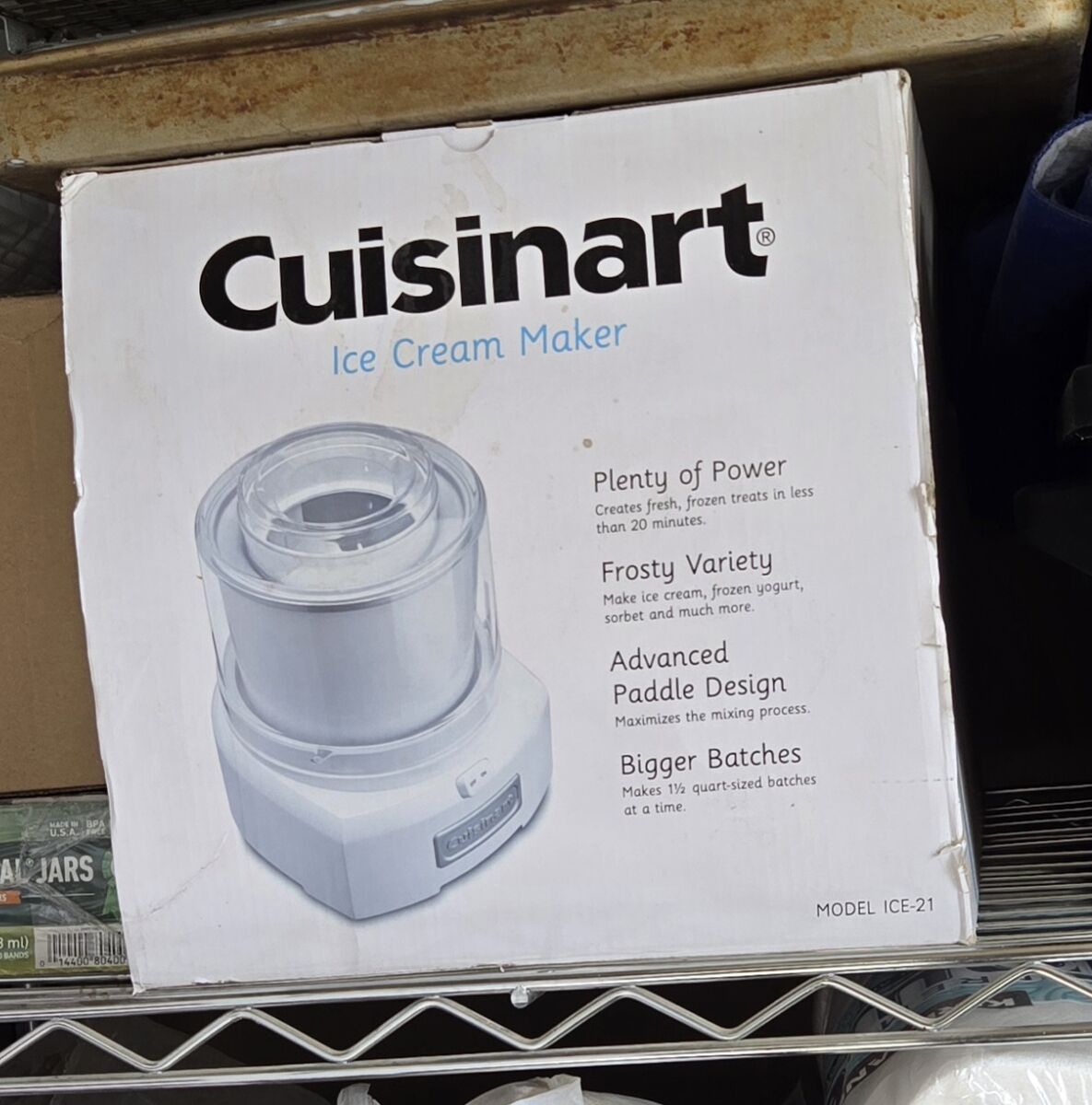 Cuisinart ice cream maker