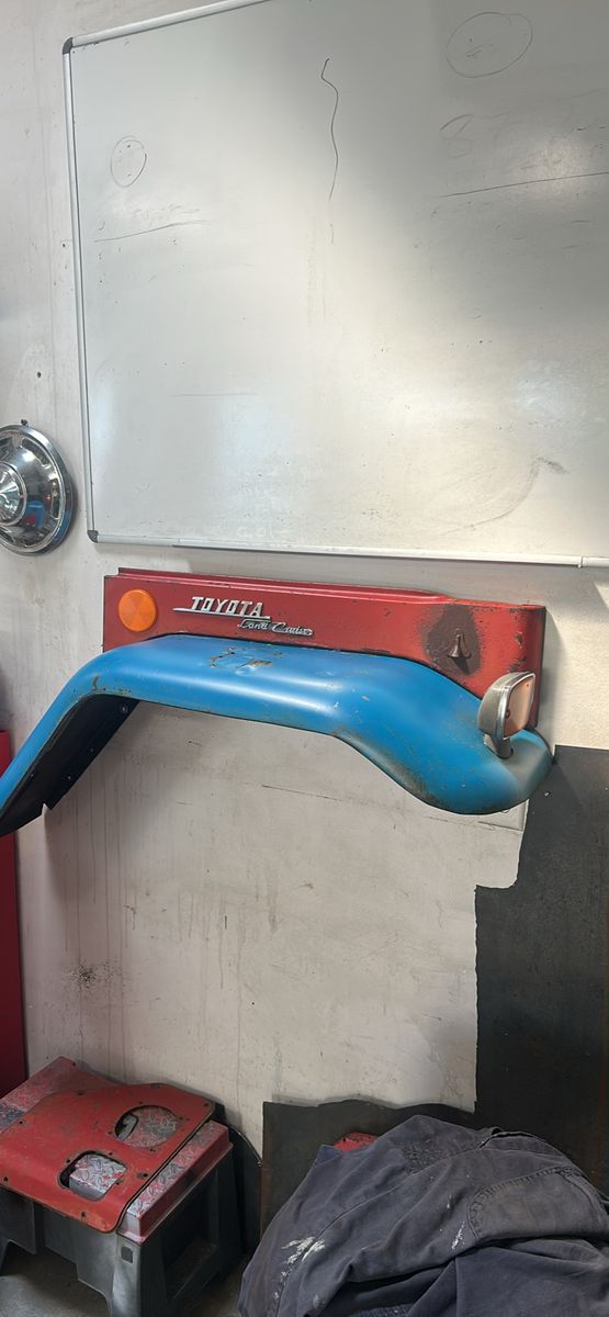 Fj40 fender wall art /shelf