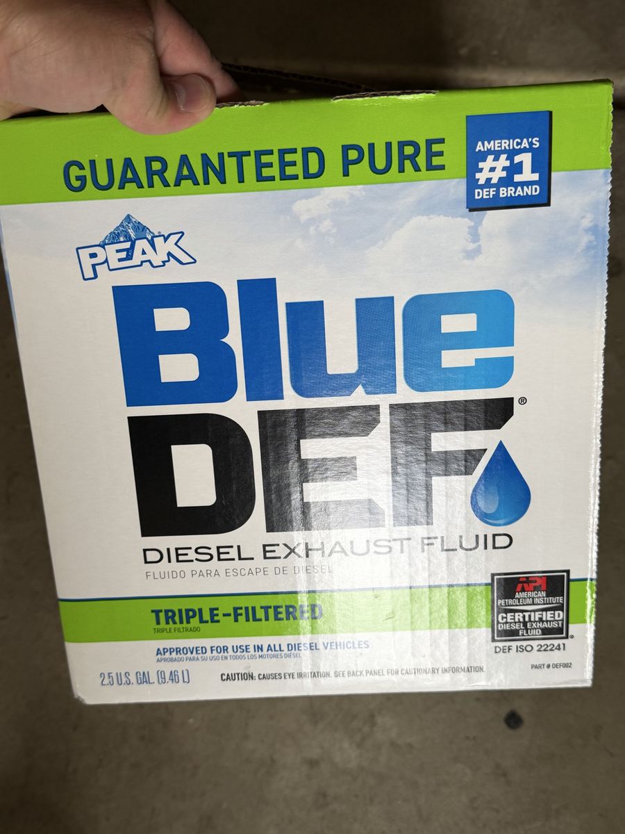 BlueDEF Diesel Exhaust Fluid 2.5 gal NEW