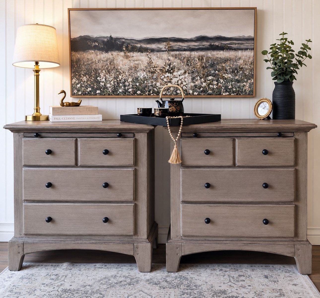 Pottery Barn Inspired Nightstands - Pull Out Trays