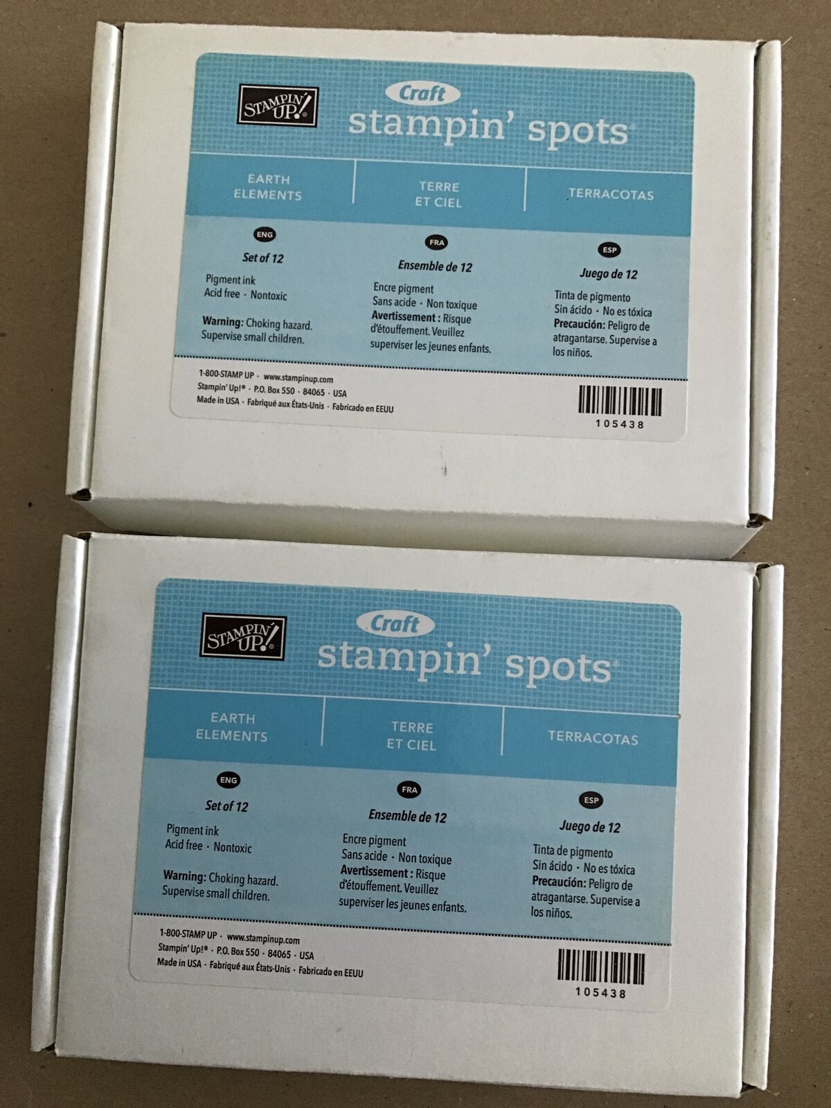 Stampin Up Earth Elements Pigment Ink Stampin Spots Retired, Used