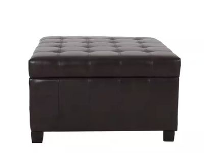 Alexandria Brown Storage Ottoman