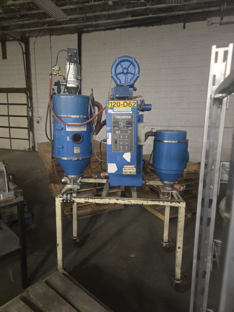 Industrial warehouse sale, plastic injection molding, plastic material driers. granulators,chillers, hoppers. loaders, etc