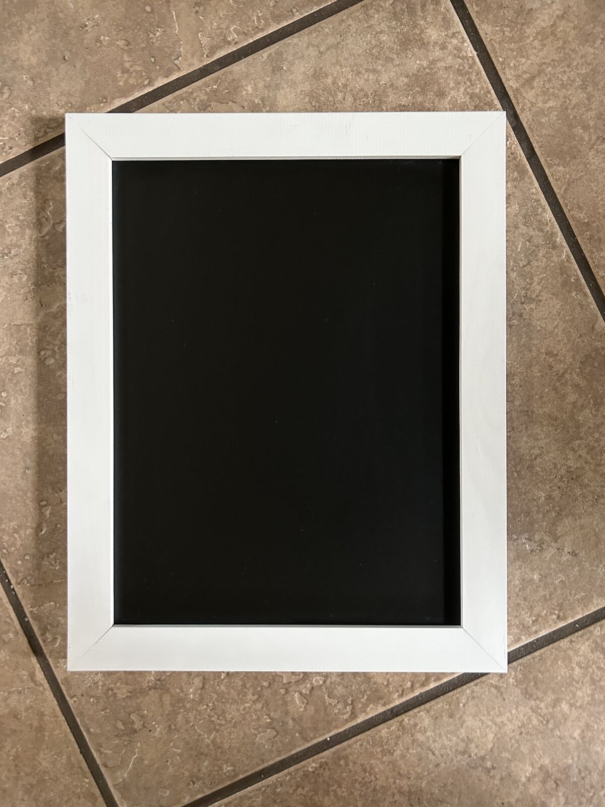 Loddie Doddie Magnetic Chalkboard - 11 x 14 Inch - Farm House Style with White Frame