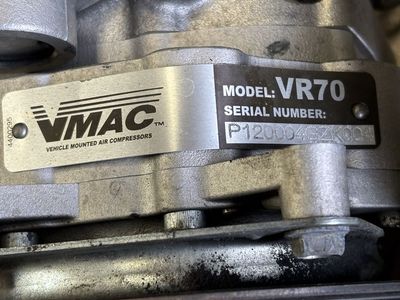 Vac 70 Underwood air compressor