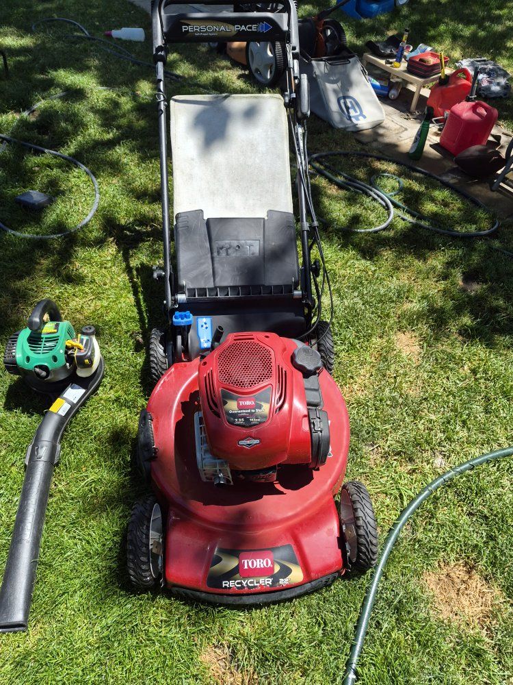 toro 7.25 hp and blower