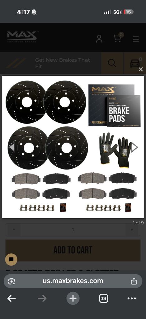 Complete Front And Rear Brake Kit