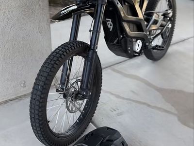 79Bike Falcon Pro Electric Dirt Bike with Fly Racing Helmet