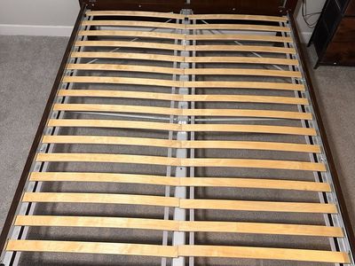 Queen Bed Frame with Slats