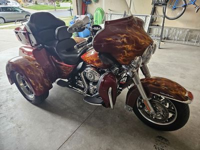 2009 Harley-Davidson Tri Glide Ultra Classic Flame Custom Trike 103ci