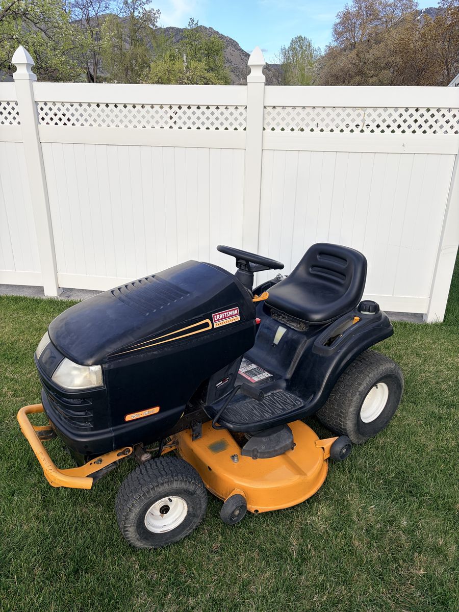 Big Craftsman 46" riding mower
