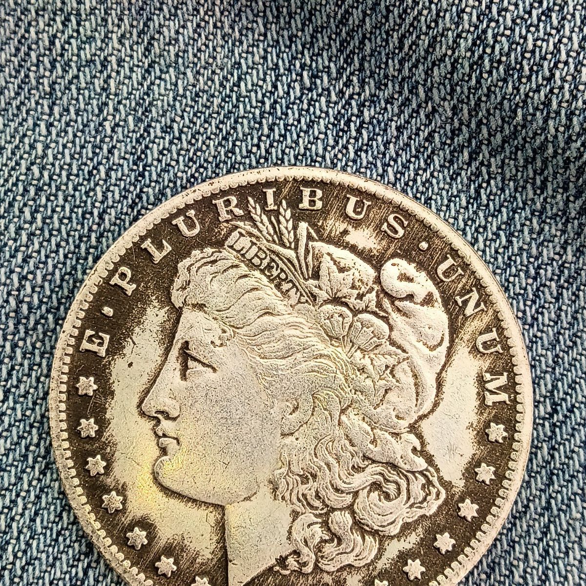 1893 morgan Silver Dollar
