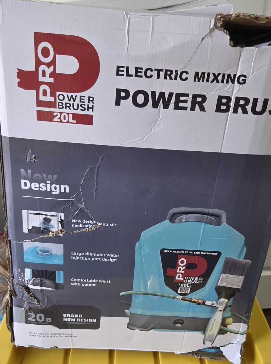 Pro Power Brush 20L 3WBD-20 Electric Mixing Power Brush Painters Backpack New Design