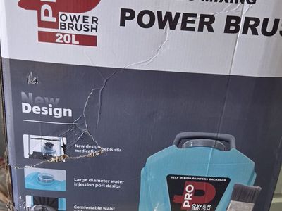 Pro Power Brush 20L 3WBD-20 Electric Mixing Power Brush Painters Backpack New Design