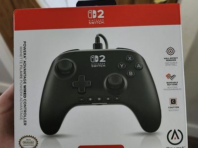 NEW PowerA Advantage Wired Controller for Nintendo Switch 2 - Black